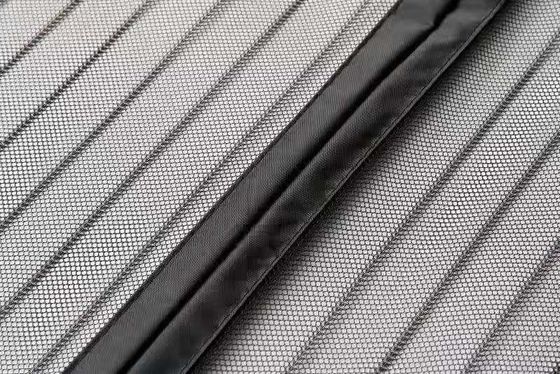 Hotsale Amazon Black Stripe Door Mosquito Net 100x210cm Magnetic Soft Mesh Door