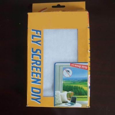 DIY Polyester Mosquito Net Kit With Velcro Hook Fastner Fly Screen